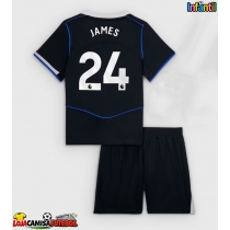 Camisa de Futebol Chelsea Reece James #24 Equipamento Alternativo Infantil 2025-26 Manga Curta (+ Calças curtas)